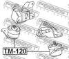 TOYOT 1236130050 Engine Mounting